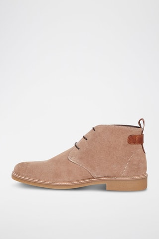 Boots en cuir Icare - Marron