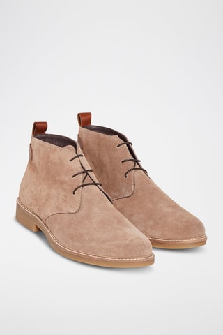 Boots en cuir Icare - Marron