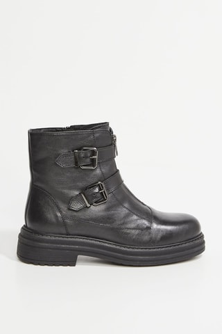Bottines en cuir Bikkie - Noir