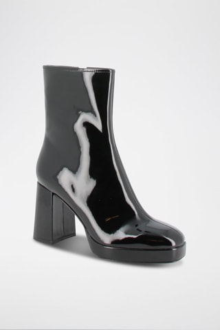 Bottines en cuir verni Sonata 2 - Noir