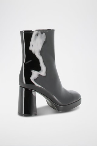 Bottines en cuir verni Sonata 2 - Noir