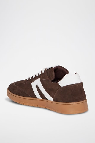 Baskets en nubuck Tim - Marron