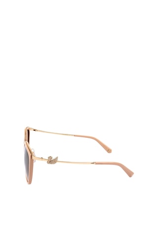 Lunettes de soleil femme ornées de cristaux Swarovski - Verres effet miroir - Catégorie 3 - Swarovski