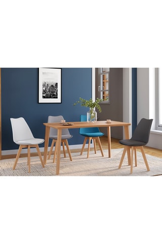 4 sillas Nordia - 46 x 79,5 x 51 cm