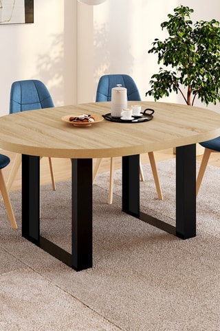 Mesa extensible Brixton - 110/150 x 75 x 110 cm