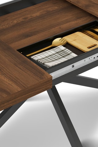 Mesa de comedor extensible Spider - 160/200 x 75,5 x 90 cm