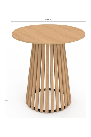 Mesa de comedor Camélia - 80 x 80 x 75 cm