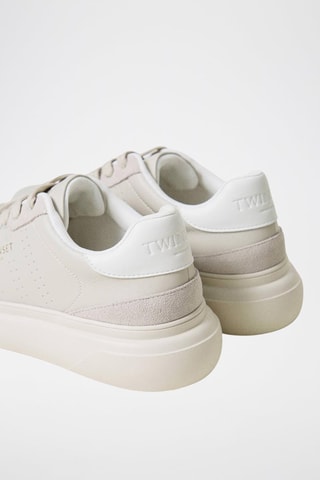 Zapatillas de piel - Blanco