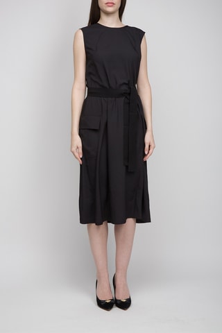 Vestido midi - Negro