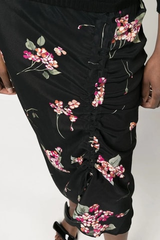 Vestido efecto doble prenda - Negro