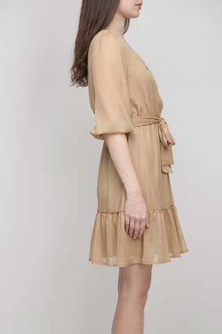 Vestido corto - Beige