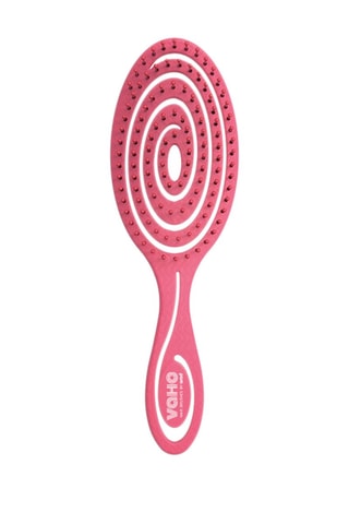 Spazzola districante biodegradabile - Tutti i tipi di capelli - Rosa