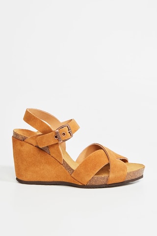 Nubuck Sandalen Cécile - Bruin