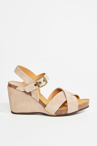Leren Sandalen Cécile - Beige