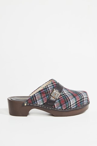 Leren Clogs Pescura - Grijs en Zwart