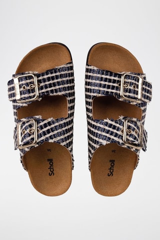 Muiltjes - Marineblauw en Wit