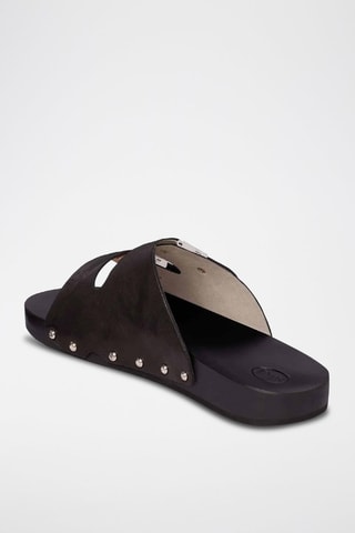 Leren Muiltjes - Zwart