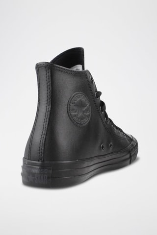 Hoge Leren Sneakers - Zwart