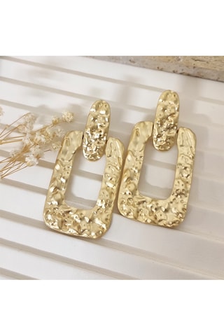 Pendientes bañados en oro fino