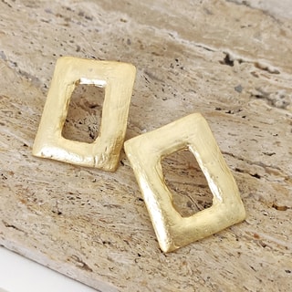 Pendientes - Latón chapado en oro