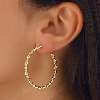 Pendientes - Latón chapado en oro