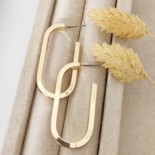 Pendientes - Latón chapado en oro