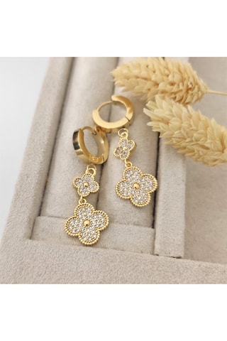 Pendientes bañados en oro fino - Circones