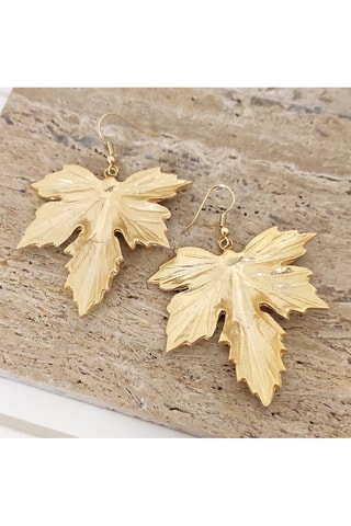 Pendientes bañados en oro fino