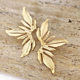 Pendientes - Latón chapado en oro