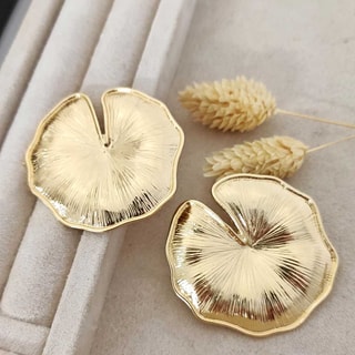 Pendientes - Latón chapado en oro