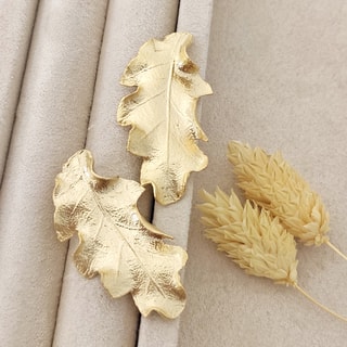 Pendientes - Latón chapado en oro