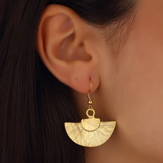 Pendientes - Latón chapado en oro