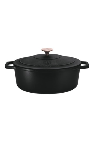 Cocotte ovalada 2 en 1 de metal fundido esmaltado Strong Mold Seria - 30 cm - 4,65 l