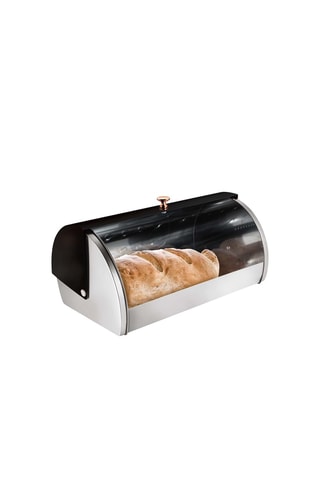Contenitore pane in acciaio inossidabile Black Rose - 38,5 x 28 x 18,5 cm