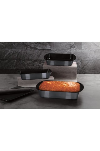 3 stampi con rivestimento titanio Metallic Line Carbon Pro