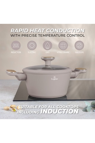 Batería de cocina Taupe Nordic – 10 piezas