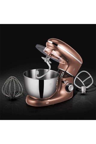 Batidora de pie de acero inoxidable Metallic Line - 1300 W - 6 velocidades 