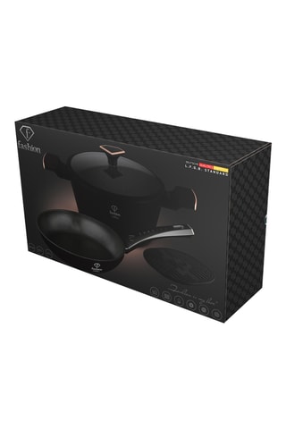 Batería de cocina Matte Black - 4 piezas