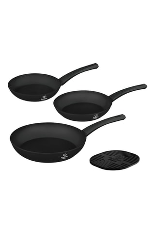 Batería de cocina Matte Black - 4 piezas