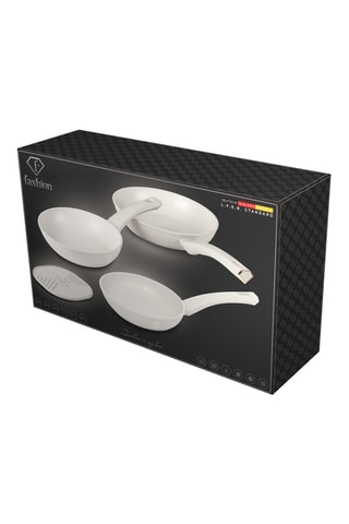 Batería de cocina Matte Cream - 4 piezas