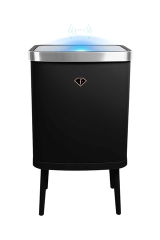 Pattumiera con sensore 30 l - Nero  - 40 x 30 x 67,5 cm