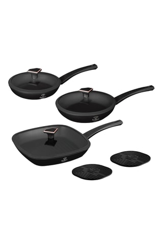 Batería de cocina Matte Black - 8 piezas