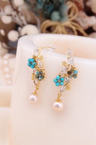 Pendientes - Turquesas 