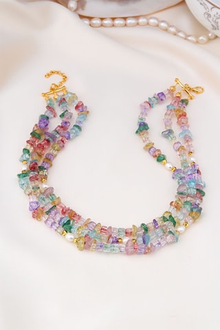 Collar bañado en oro fino amarillo