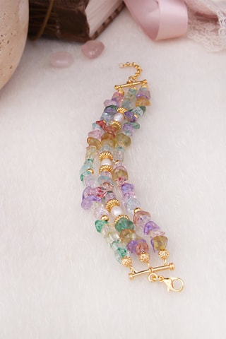 Pulsera bañada en oro fino amarillo