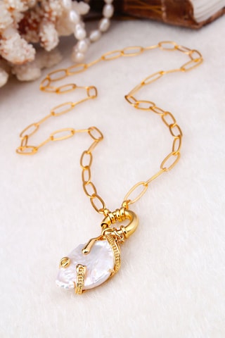 Collar bañado en oro fino amarillo