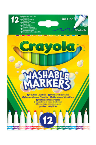 12 feutres lavables Dès 3 ans