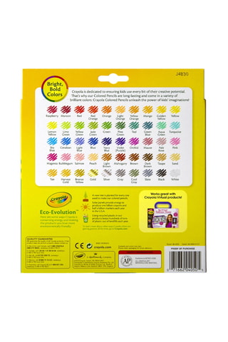 50 crayons de couleur Dès 3 ans