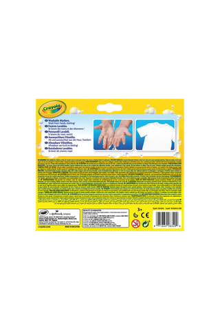 12 marqueurs lavables - Dès 3 ans