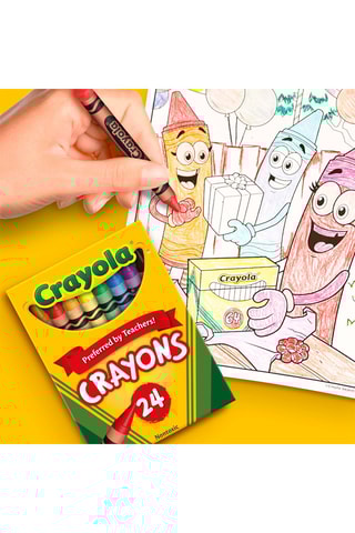 24 crayons à la cire - Dès 3 ans